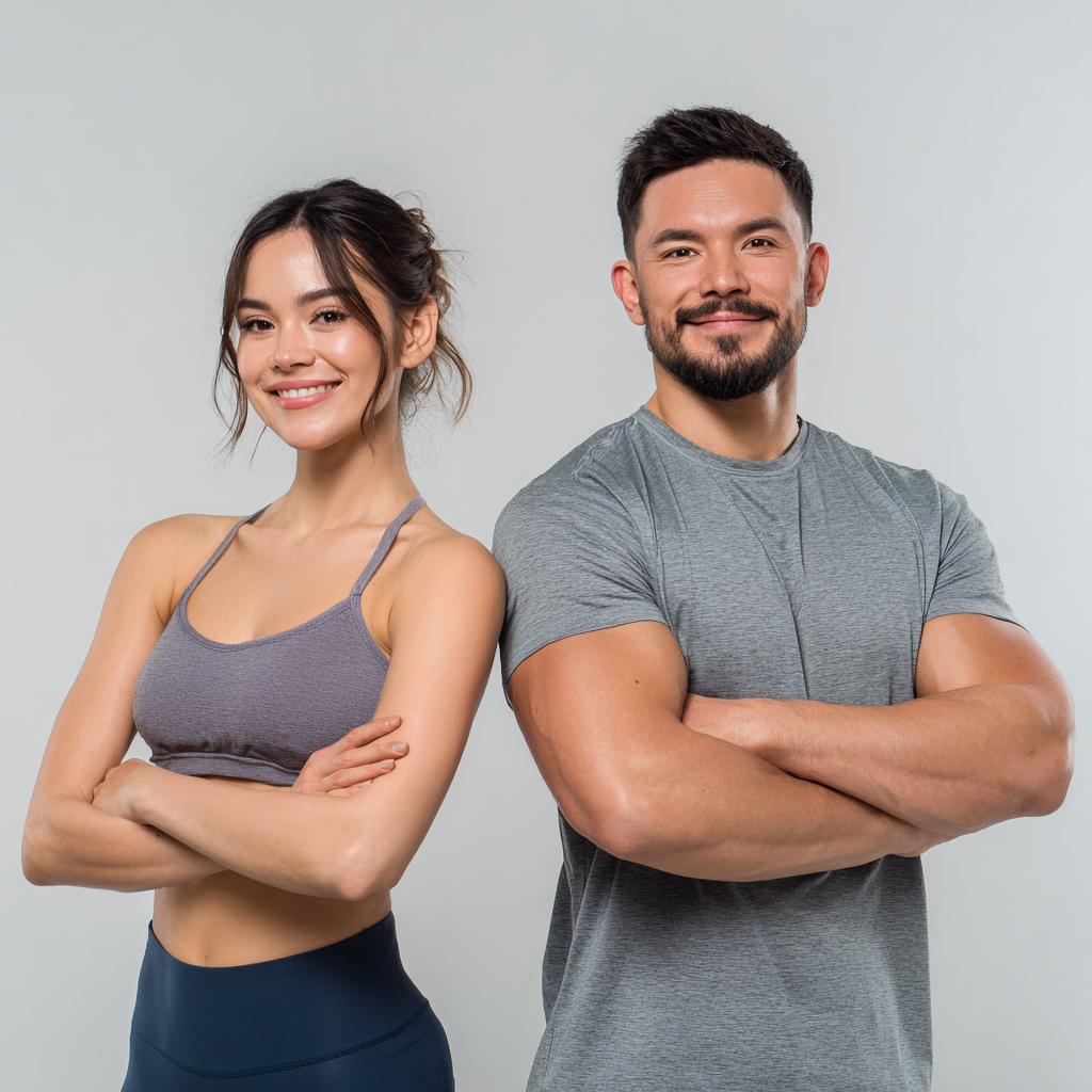 Fitness process illustration